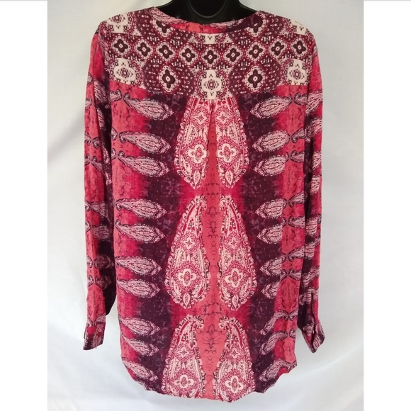 Lucky Brand▪️Long Sleeved Boho Blouse - Picture 2 of 3